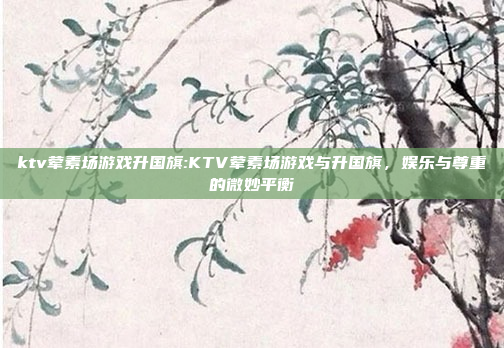 ktv荤素场游戏升国旗:KTV荤素场游戏与升国旗，娱乐与尊重的微妙平衡