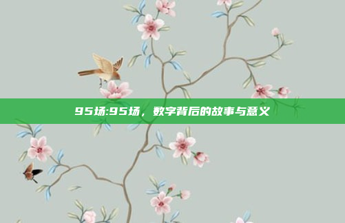 95场:95场，数字背后的故事与意义