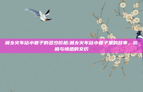 湘乡火车站小巷子的多少价格:湘乡火车站小巷子里的故事，价格与情感的交织